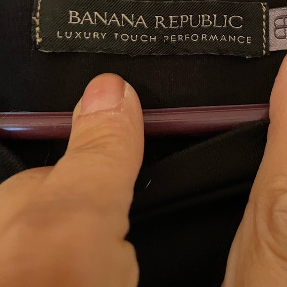 Banana Republic Men’s Luxury Touch Performance t-shirt. Black. Large. EUC. - Picture 3 of 8